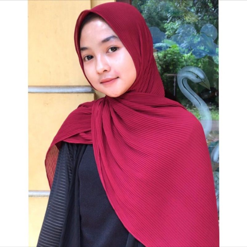 Pashmina Plisket Premium Import || Bellabuy.id