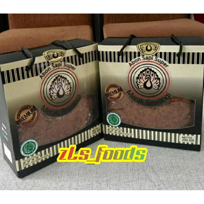 

Abon Sapi Super Merak BEWANGI 250gr Hijau