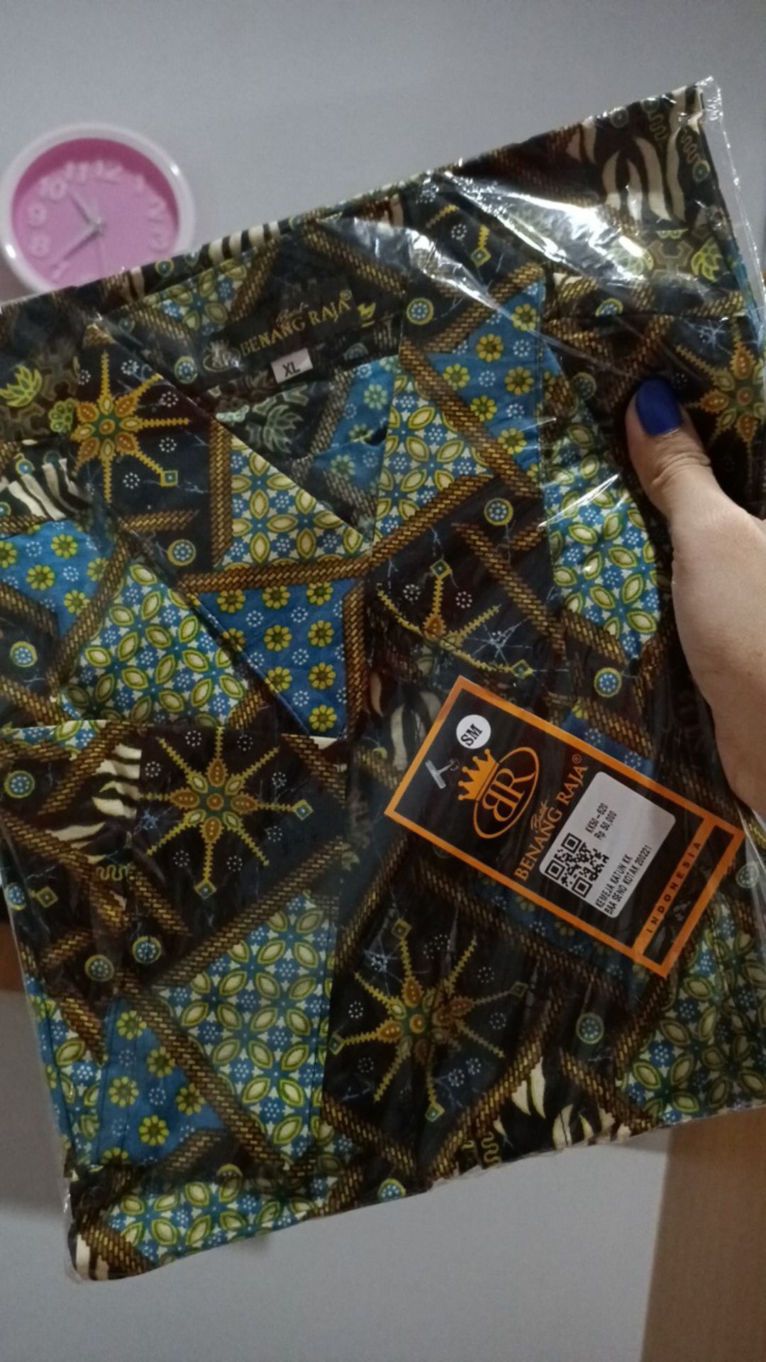 Benang Raja Kemeja Batik Pria Lengan Panjang