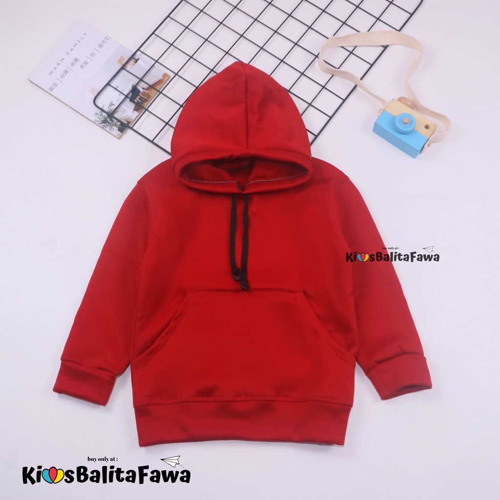 Hoodie Anak Polos uk 1-3 Tahun / Universal IMPORT Sweater Anak Laki Perempuan Baju Hangat Panjang