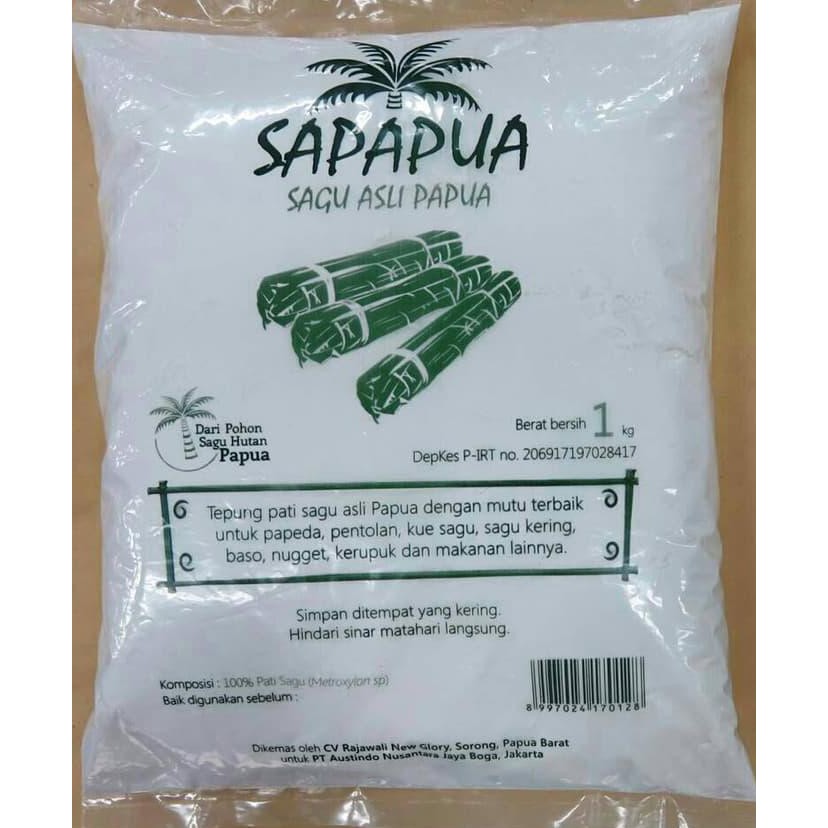 

SAPAPUA (TEPUNG SAGU DARI PAPUA) 1000 GRAM