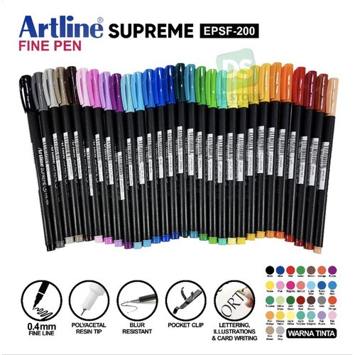 

Artline pulpen spidol writing supreme fine pen EPFS 200