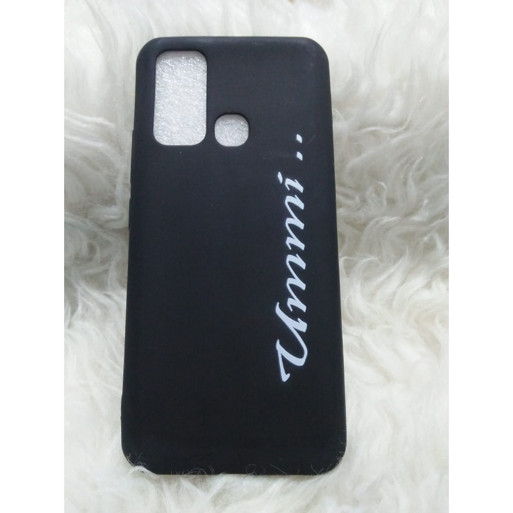 CUSTOM CASE OPPO VIVO SAMSUNG IPHONE XIAOMI INFINIX HUAWEI LENOVO NOKIA HONOR TERMURAH SE INDONESIA-BLACKMATE/HITAM