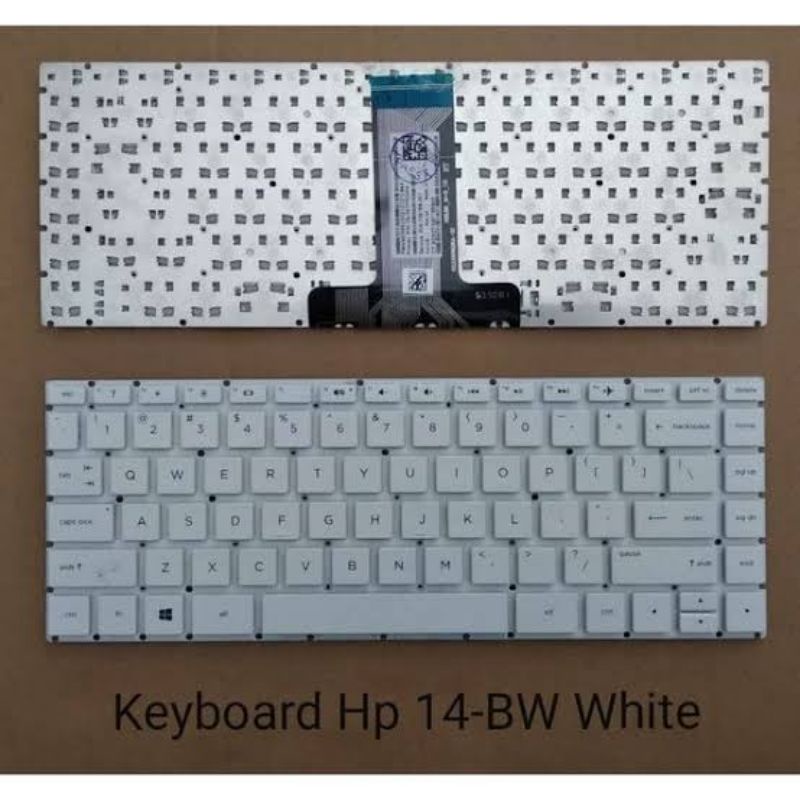 keyboard hp 14 bw Putih bw015 hp 14 bw017au hp 14 bw501au hp 240 G6 14-Bs