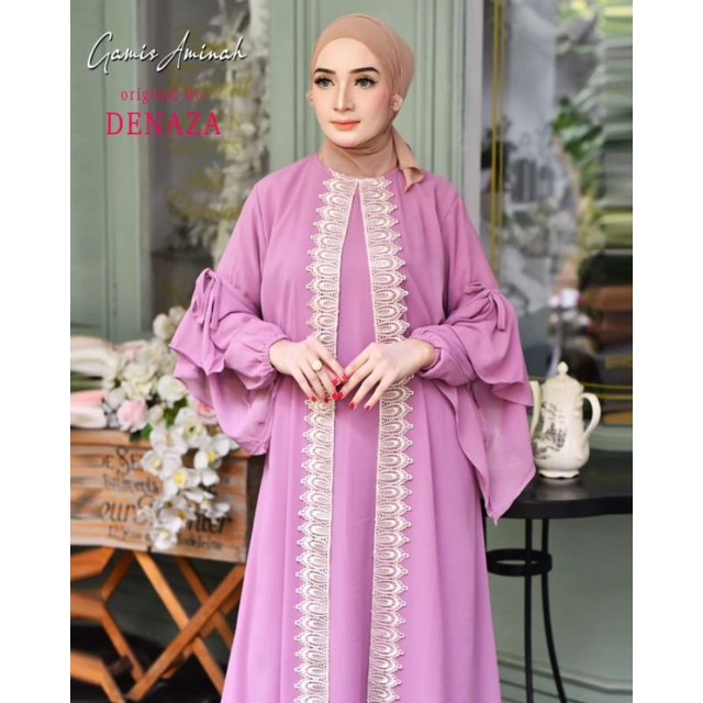 FASHION MUSLIM//GAMIS AMINAH//By DENAZA