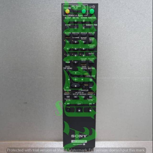 Remote DVD SONY RM-ADU047