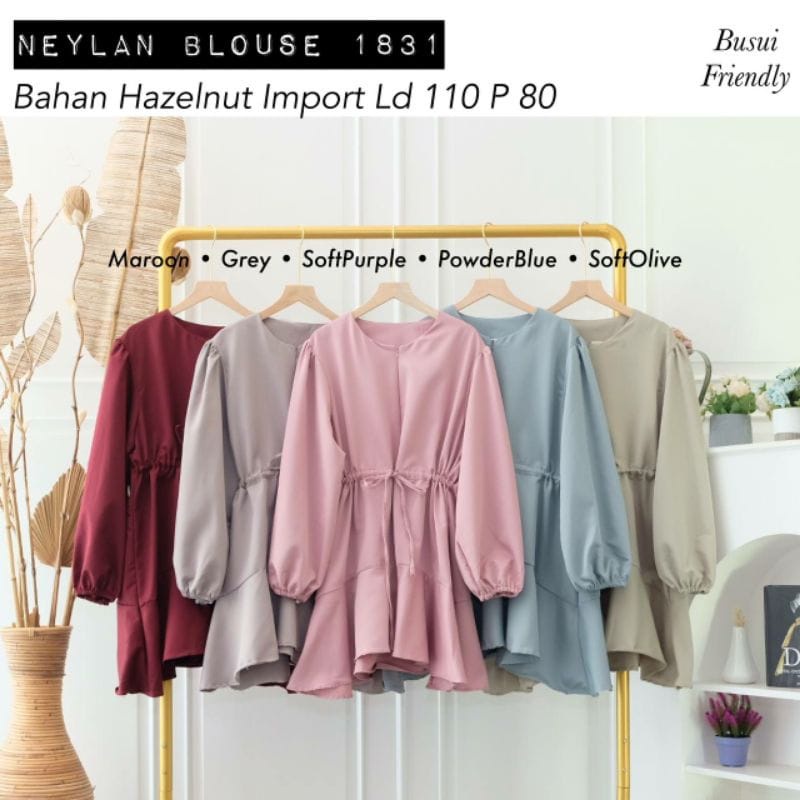 NEYLAN BLOUSE / BLOUSE / ATASAN WANITA / ATASAN KERJA