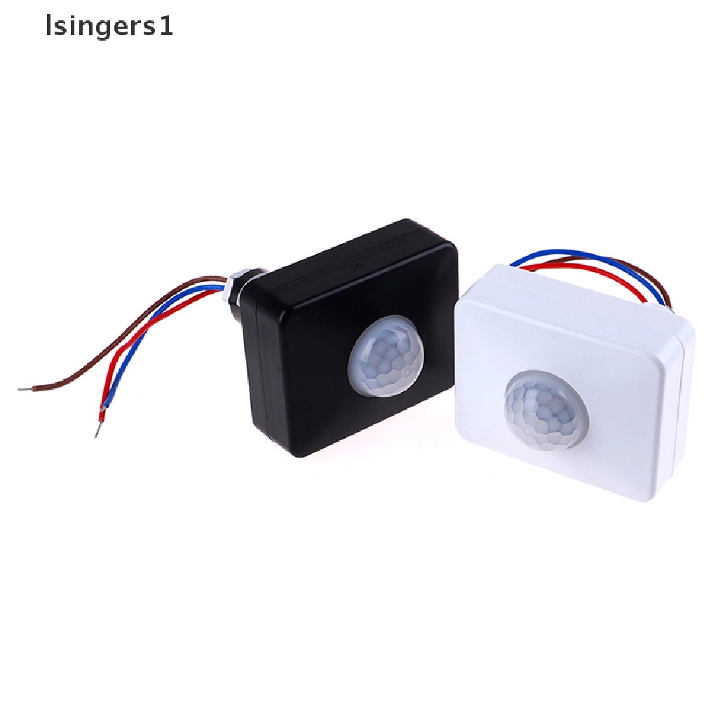 (lsingers1) Switch Sensor Gerak Tubuh Inframerah PIR Otomatis 12V