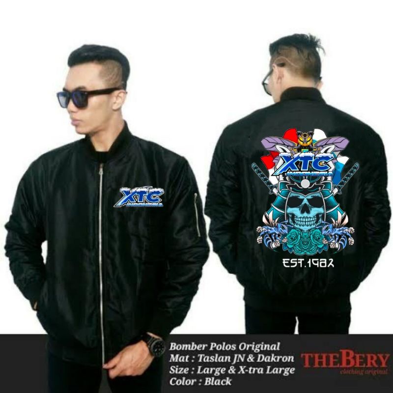 Bomber xtc indonesia pria/wanita thsirt