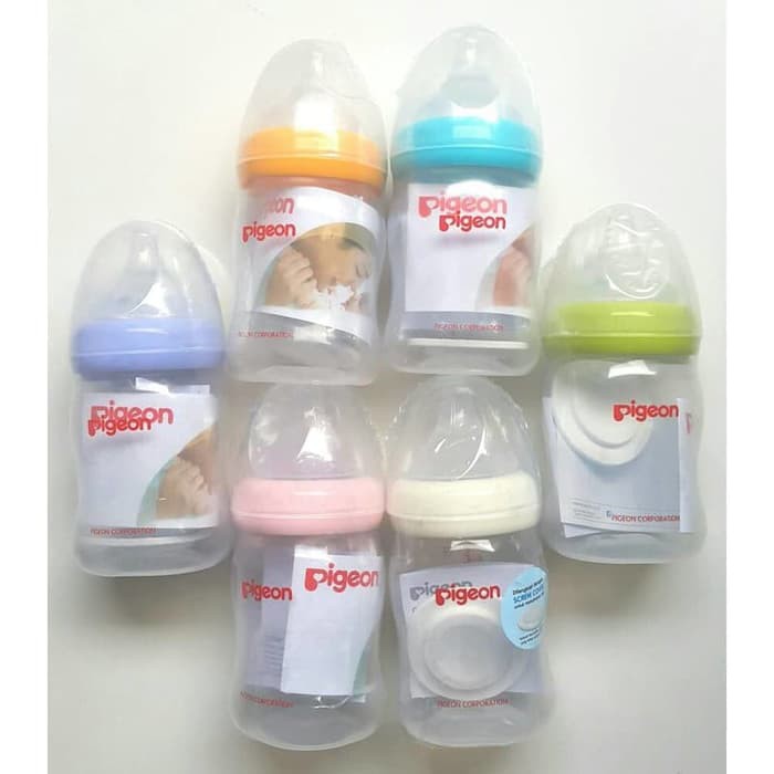 Pigeon Botol Dot Peristaltic Plus Soft Touch Wideneck Wide Neck 160 ml