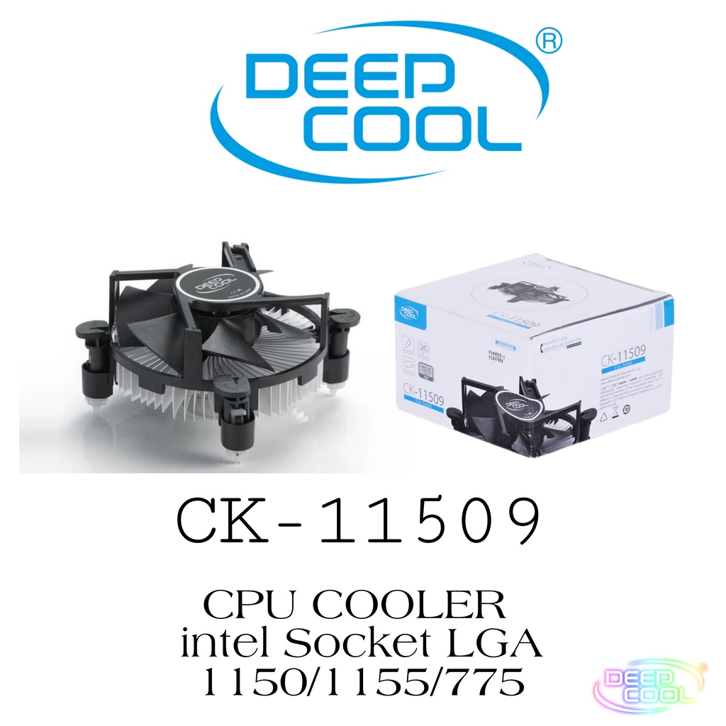 HSF Deepcool CK-11509 Fan Processor LGA 775 - 1155 - 1156 - 1151 (Hydro Bearing)