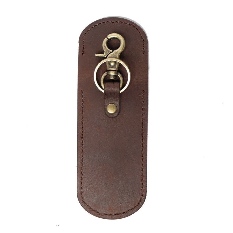 gantungan kunci dompet kartu kulit