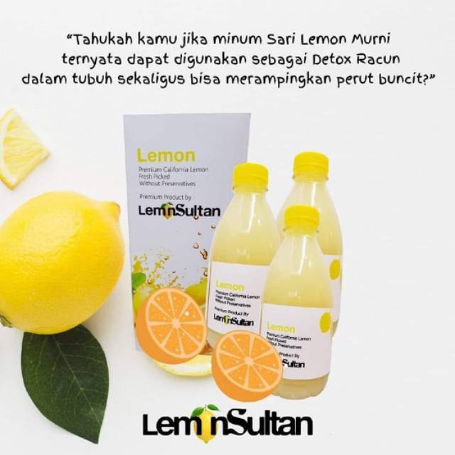 

Lemon sultan, 100% Perasan Sari Lemon California