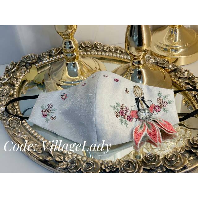 Fashion mask / masker kain cantik 3D