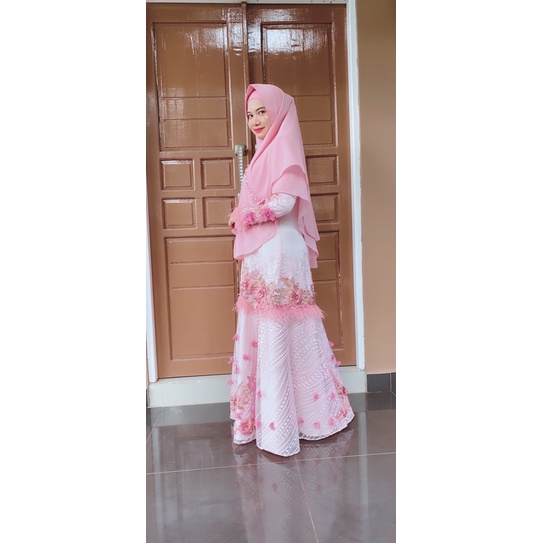 preloved dress/preloved syari’i/dress wedding/gaun pesta