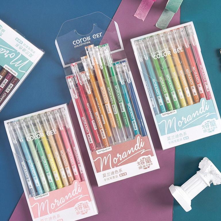 

TERBARU Morandi Real Colors Gel Pen Set 9pc / Pulpen warna warni / Color pen / Colour pen 3879 を