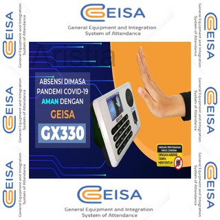 Mesin Absen GEISA GX330 FingerPrint GX330 HadirGTK Ready Free Registrasi