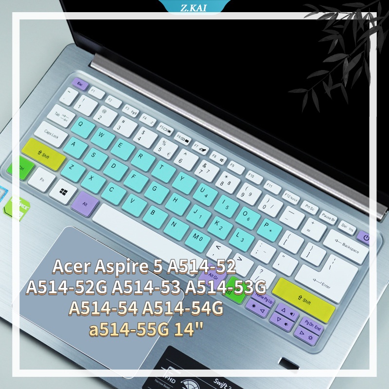 1pc Skin Cover Keyboard Acer Aspire 5 a514-52 a514-52G a514-53G a514-53G a514 54G Z-14G 54G Bahan Silikon Tahan Air