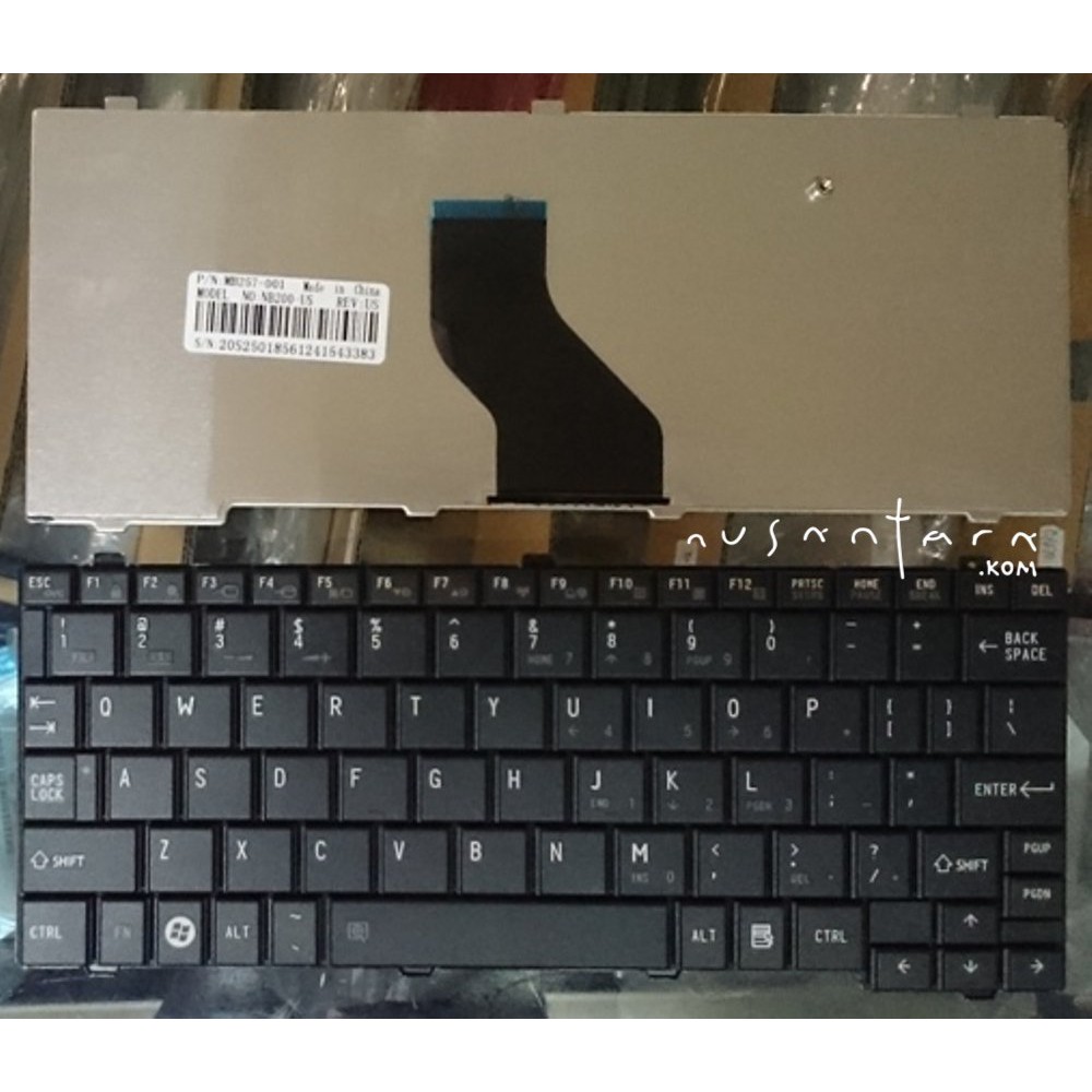 Keyboard Laptop / Notebook Toshiba Mini NB200, NB201, NB205, NB500, NB510, NB520, Portege T110, T115