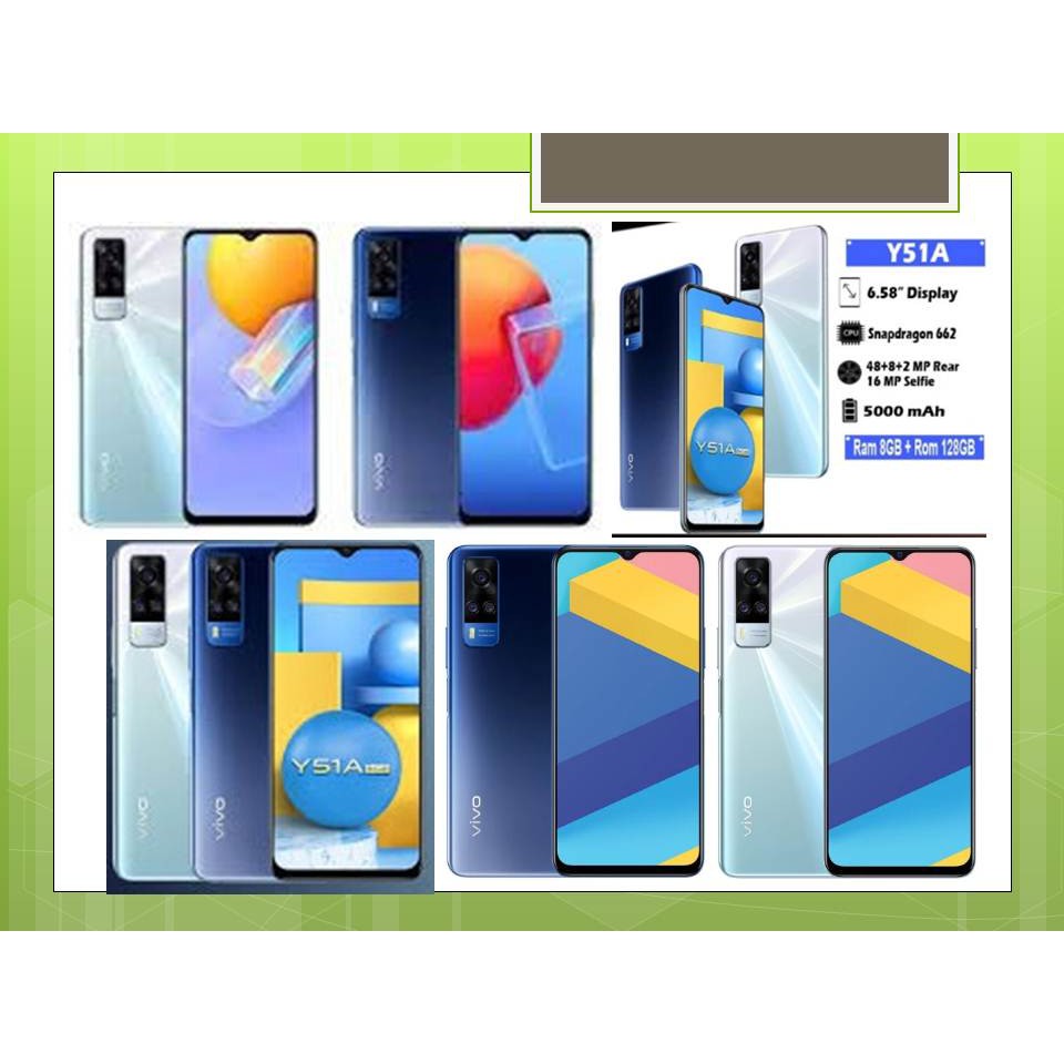 VIVO Y51A RAM 8GB ROM 128GB VIVO Y51A  8 128GB 8/128GB BAGUS MURAH TERBARU MANTAP