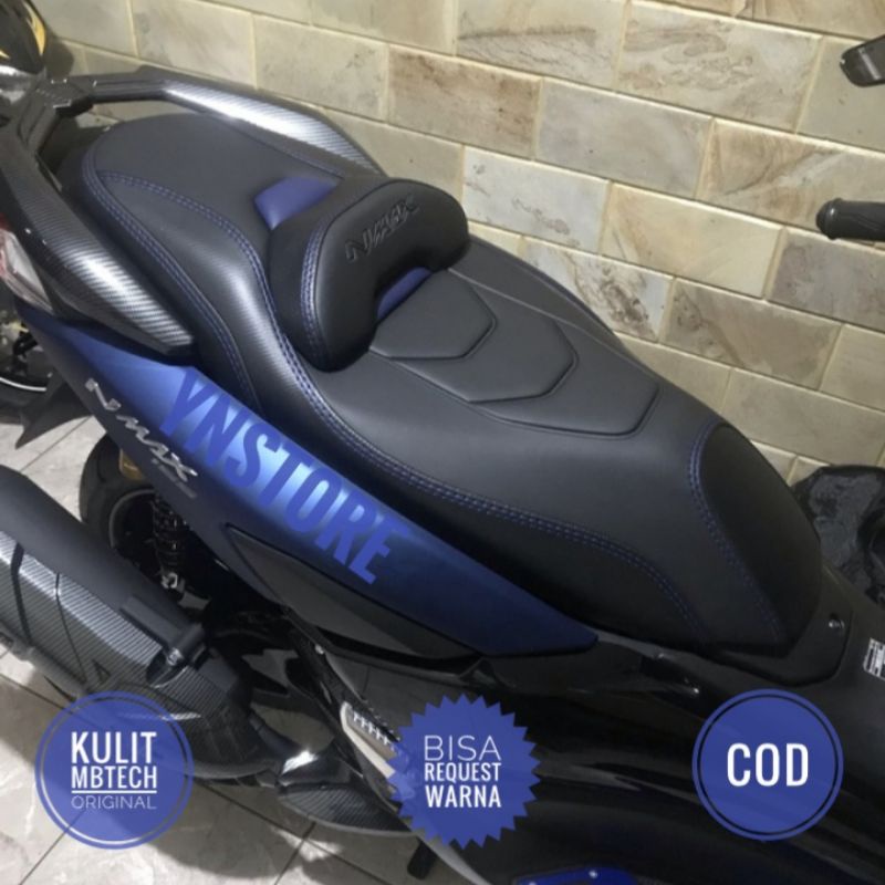 Cover Jok Nmax old 2016 2017 2018 2019 - Nmax all New  2020 2021 Custom Kulit Mbtech Original