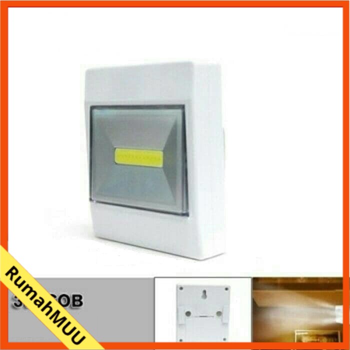 LAMPU LED TEMPEL EMERGENCY KOTAK COB LIGHT SWITCH RumahMUU
