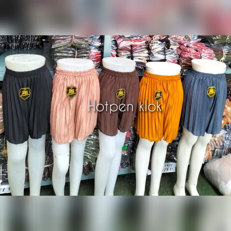 HOTPANT PLISKET CELANA PENDEK PLISKET HOT PANTS CEWEK