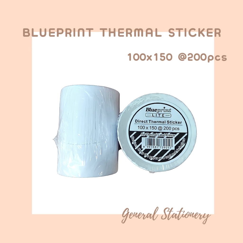 

Thermal Sticker Blueprint / Kertas Sticker Resi Ukuran A6 (100x150 @ 200pcs)