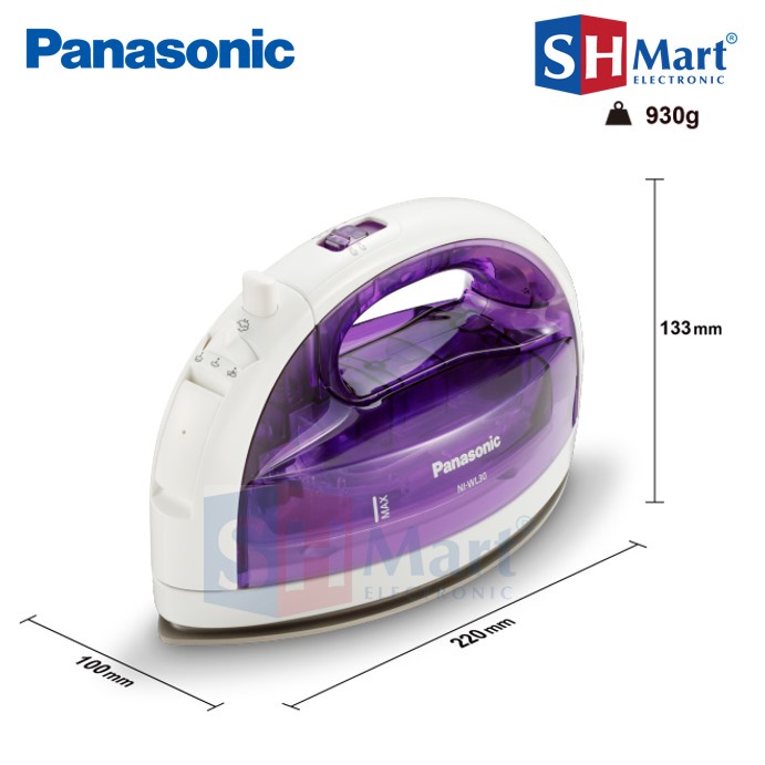 PANASONIC CORDLESS STEAM IRON STEAM IRON / SETRIKA UAP TANPA KABEL NI-WL30 NIWL30