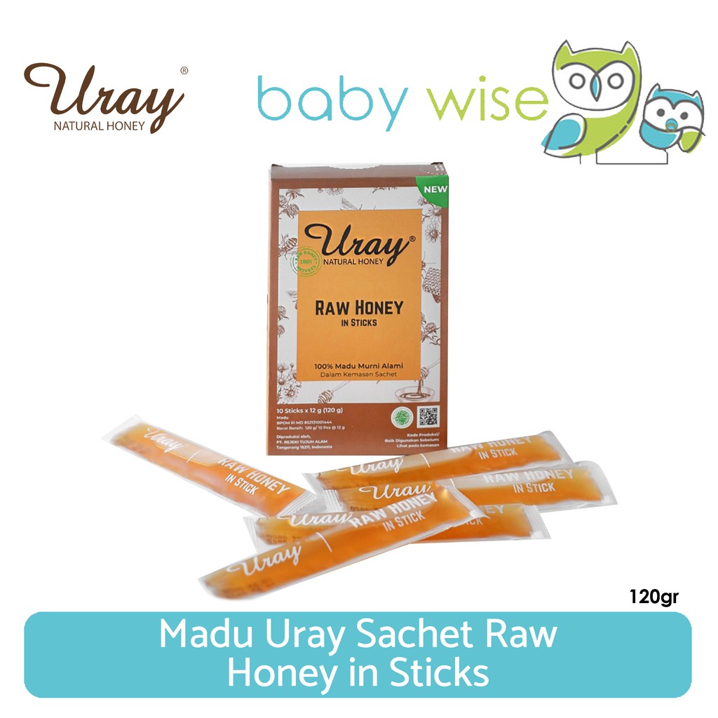 

Madu Uray Sachet Raw Honey in Sticks 120gr