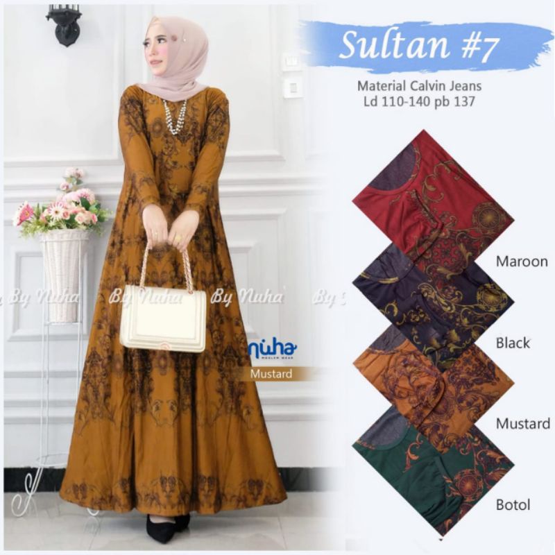 Baju Gamis Ibu Ibu Jumbo Terbaru 2022 Gamis Ibu Ibu Lebaran Kondangan Undangan Pesta Busana Muslim W