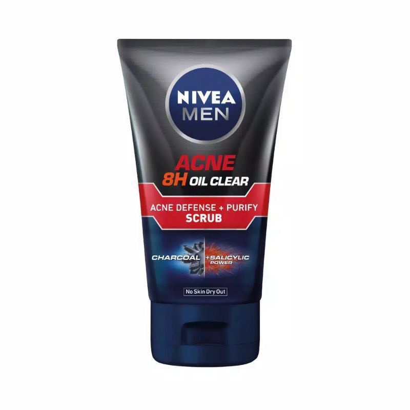 Nivea Men Acne 8H Oil Control Acne Defense+Purity SCRUB 100ML