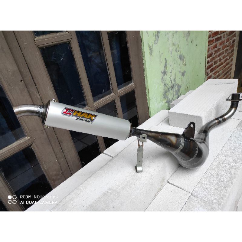 Knalpot kolong f1, f1z, f1zr kolong by Chan racing tipe bm power