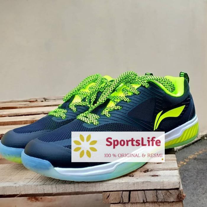 mantul habis badminton SEPATU LINING DUAL CLOUD 3 III ORIGINAL BLACK