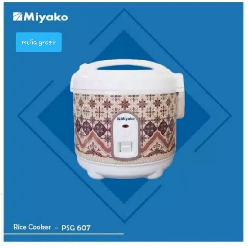 Rice Cooker Miyako 0.6L PSG 607 / Untuk Masak Only Cook