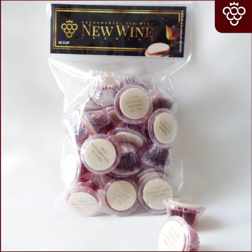 

Minuman Paket Perjamuan Gereja Premium Isi 25 + Hosti Ayat