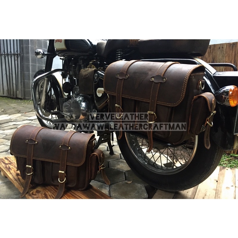 royal enfield , motor royal enfield , classic 350 , classic 500 , tas motor , tas samping , sidebag 
