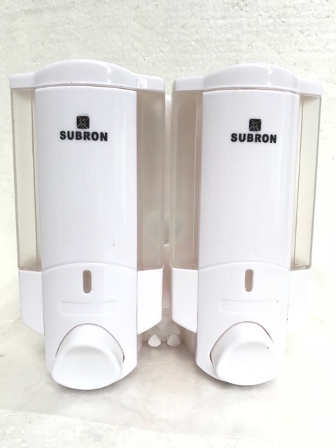 Soap dispenser single double tempat sabun cair plastik tebal 400ml / 400ml*2 / 800ml s901/s904