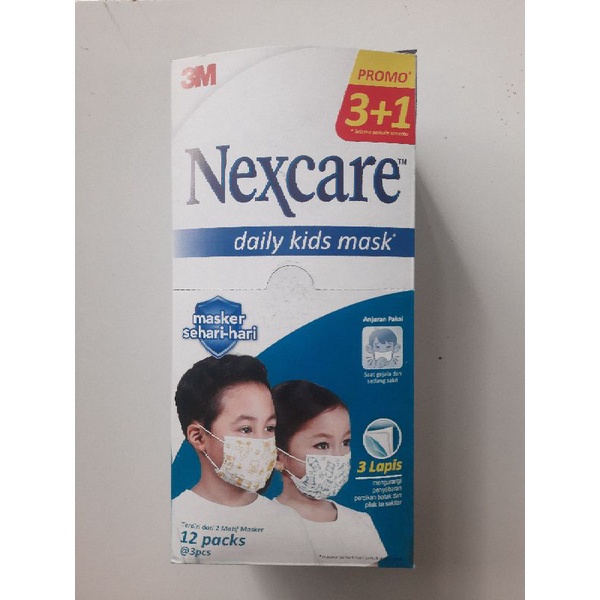 3M Nexcare Masker Kids 1 Box isi 48
