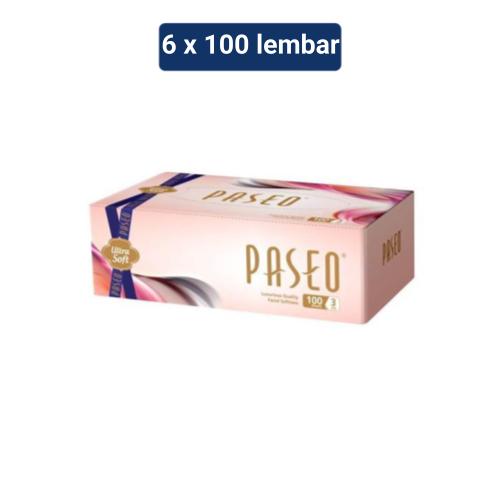 Paseo Ultra Soft Tissue Wajah Box 6 x 100 Sheets