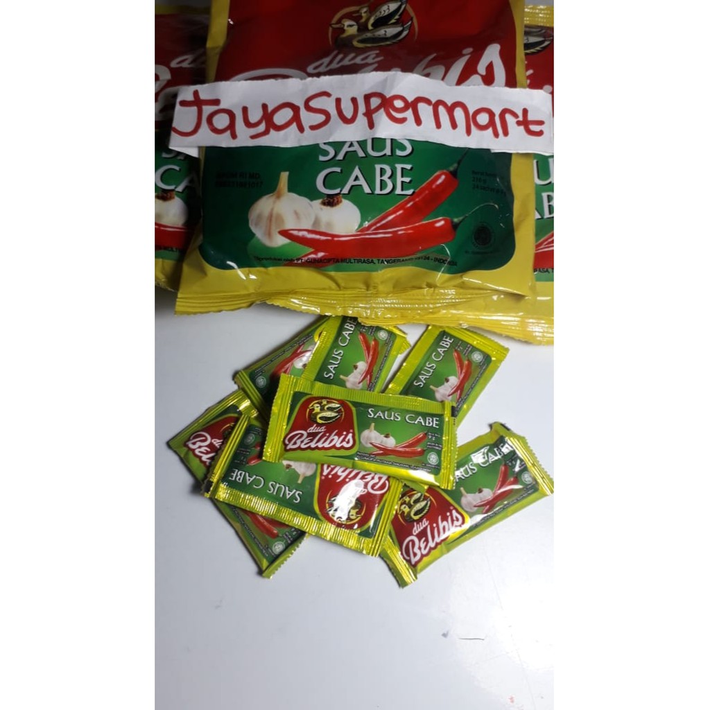 

Dua Belibis Saus Cabe / Sambal dan Tomat 24 Sachet (Bungkus)