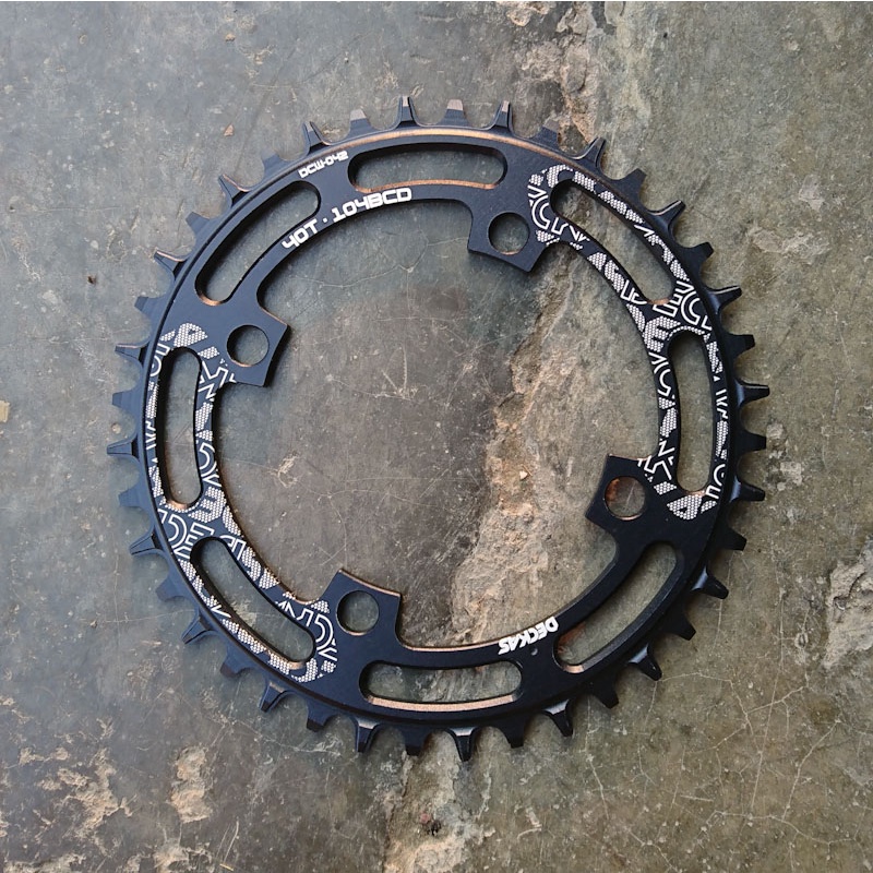 Chainring Deckas Round 104 BCD Narrow Wide 40T 42T