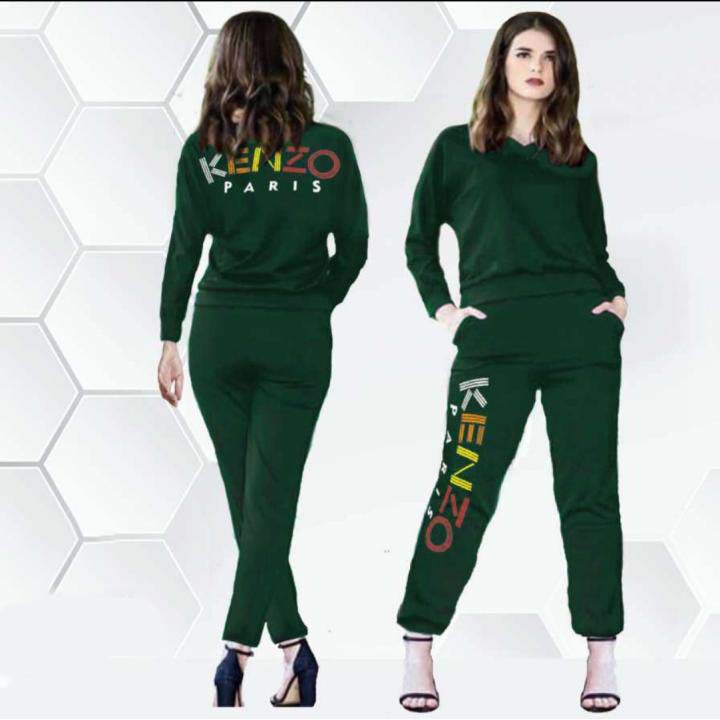 LVB Setelan Training Wanita/Track Suit Wanita/Setelan Olahraga Wanita/ZO Uk.L-XL-XXL-3XL KENZI L