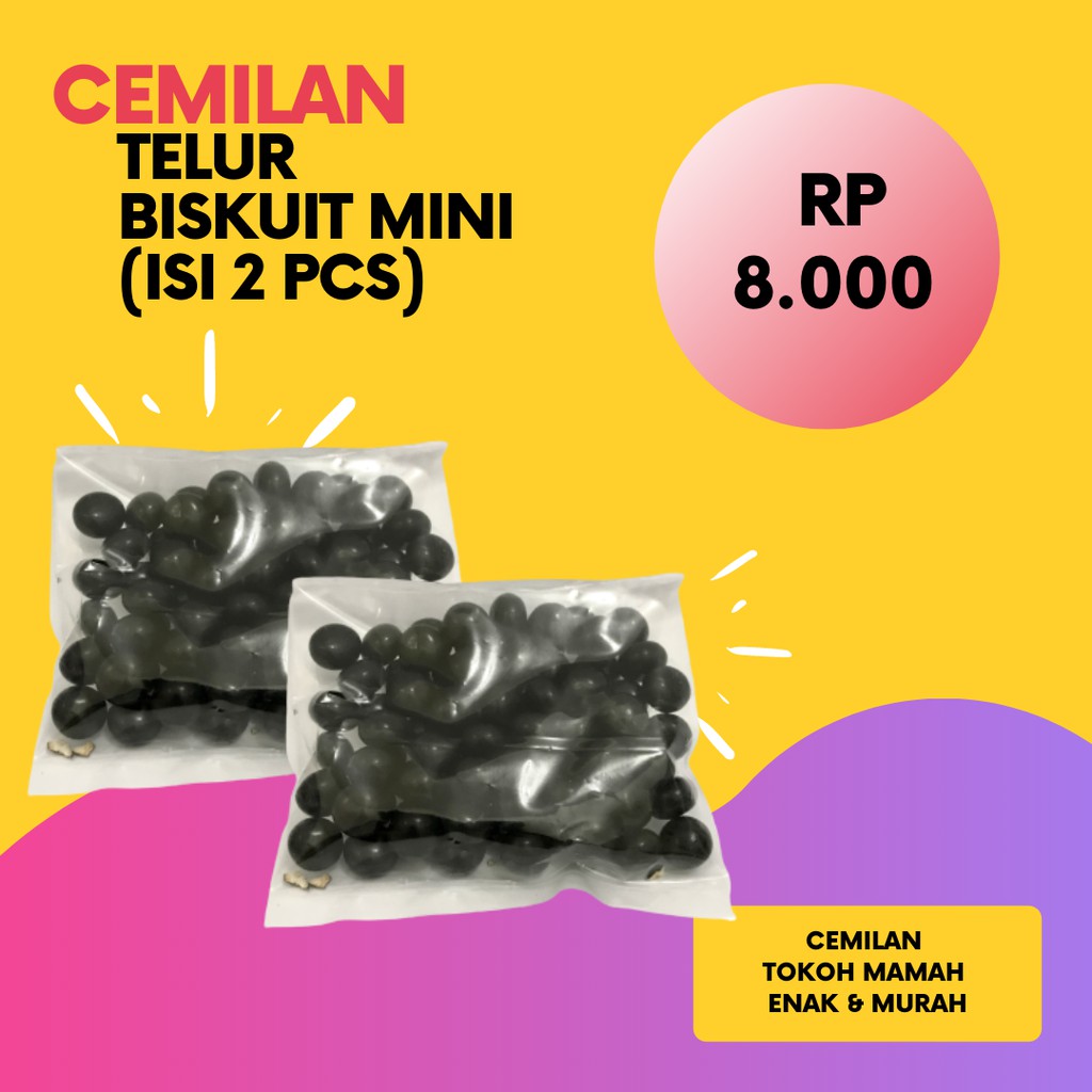 

Cemilan Telur Biskuit Mini