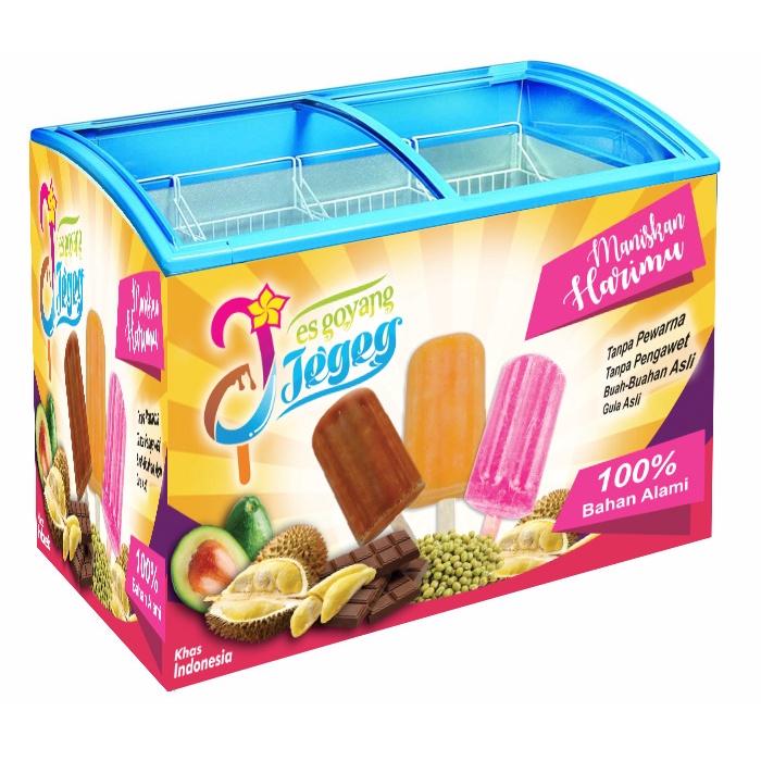 

stiker freezer motif Ice cReam Jeges