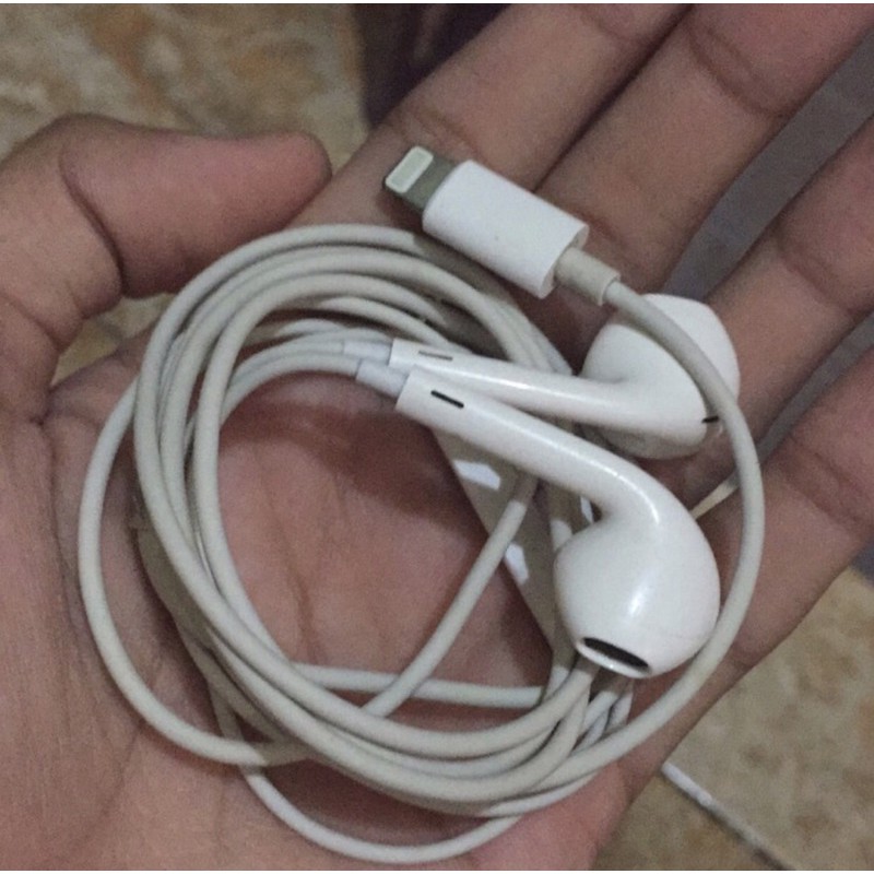 Earphone Apple iphone ori second ex iphone 7
