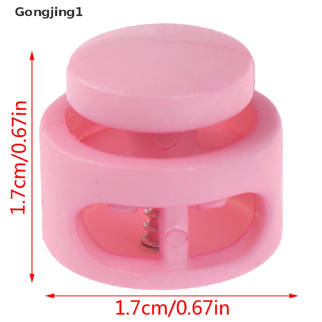 Gongjing1 12pcs Klip Stopper Tali Sepatu