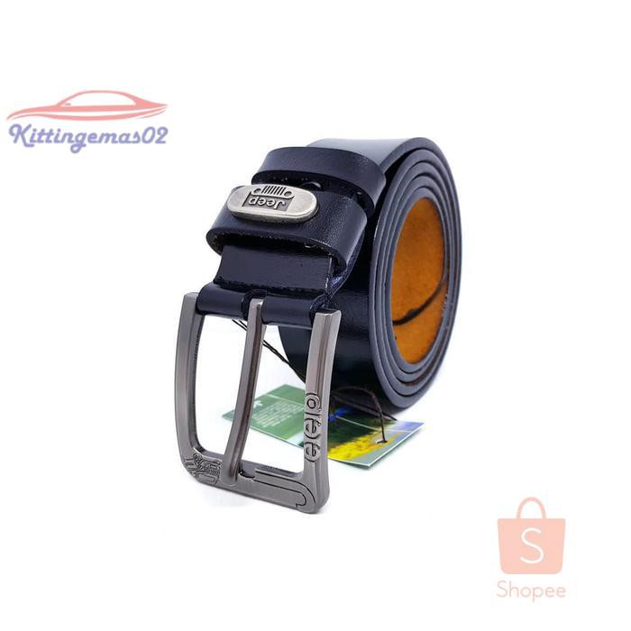 IKAT PINGGANG PRIA GESPER SABUK KTG2I578 KULIT ASLI LEVIS IMPORT