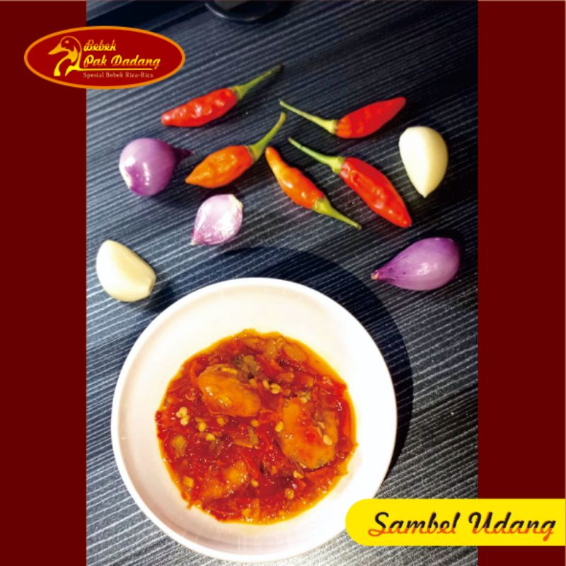 

Varian Sambel Udang *Spesial Sambal ala BebekPakDadang*