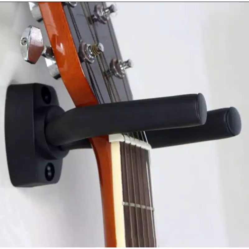 Stand Gitar Dinding Besi Hanger Gitar Bass Stand Wall Bracket